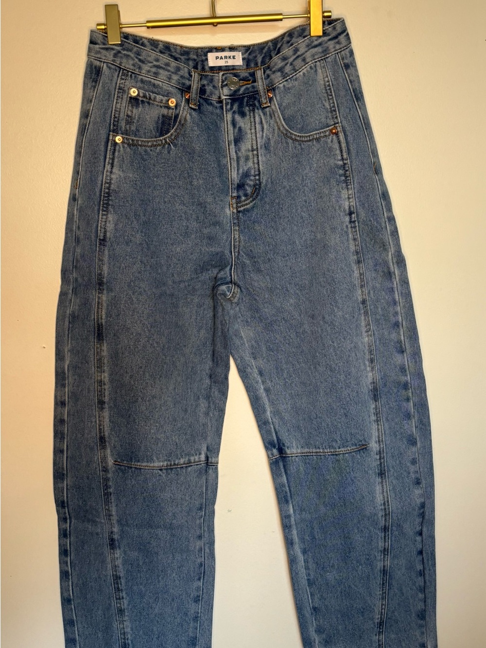 NWT Parke Horseshoe Jeans: Vintage Wash Size:25 - Picture 3 of 6
